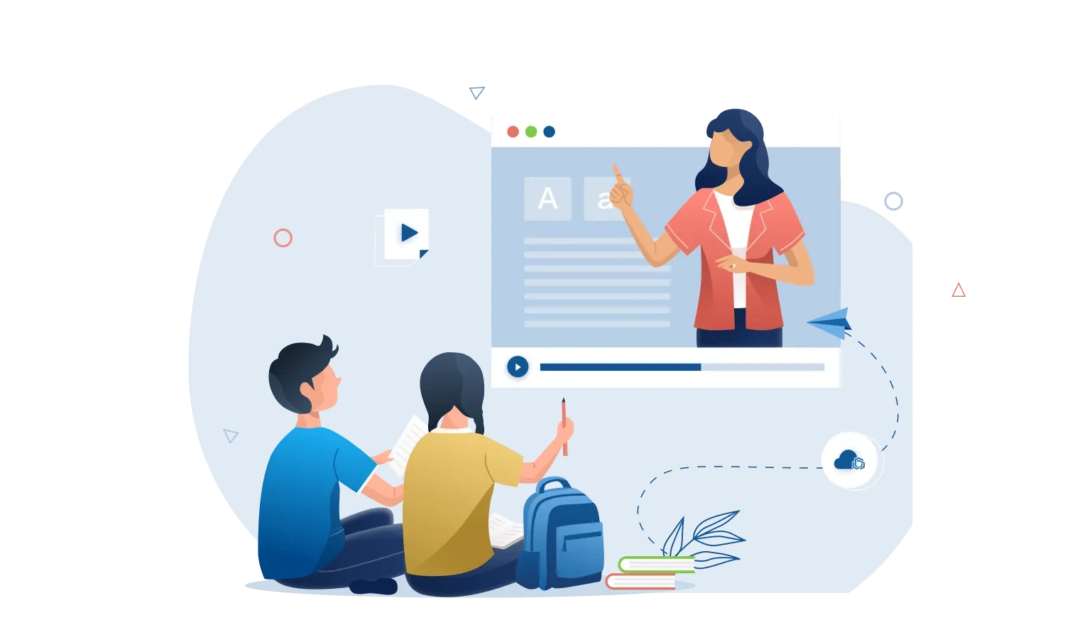 喷水在线教育讲座直播课堂