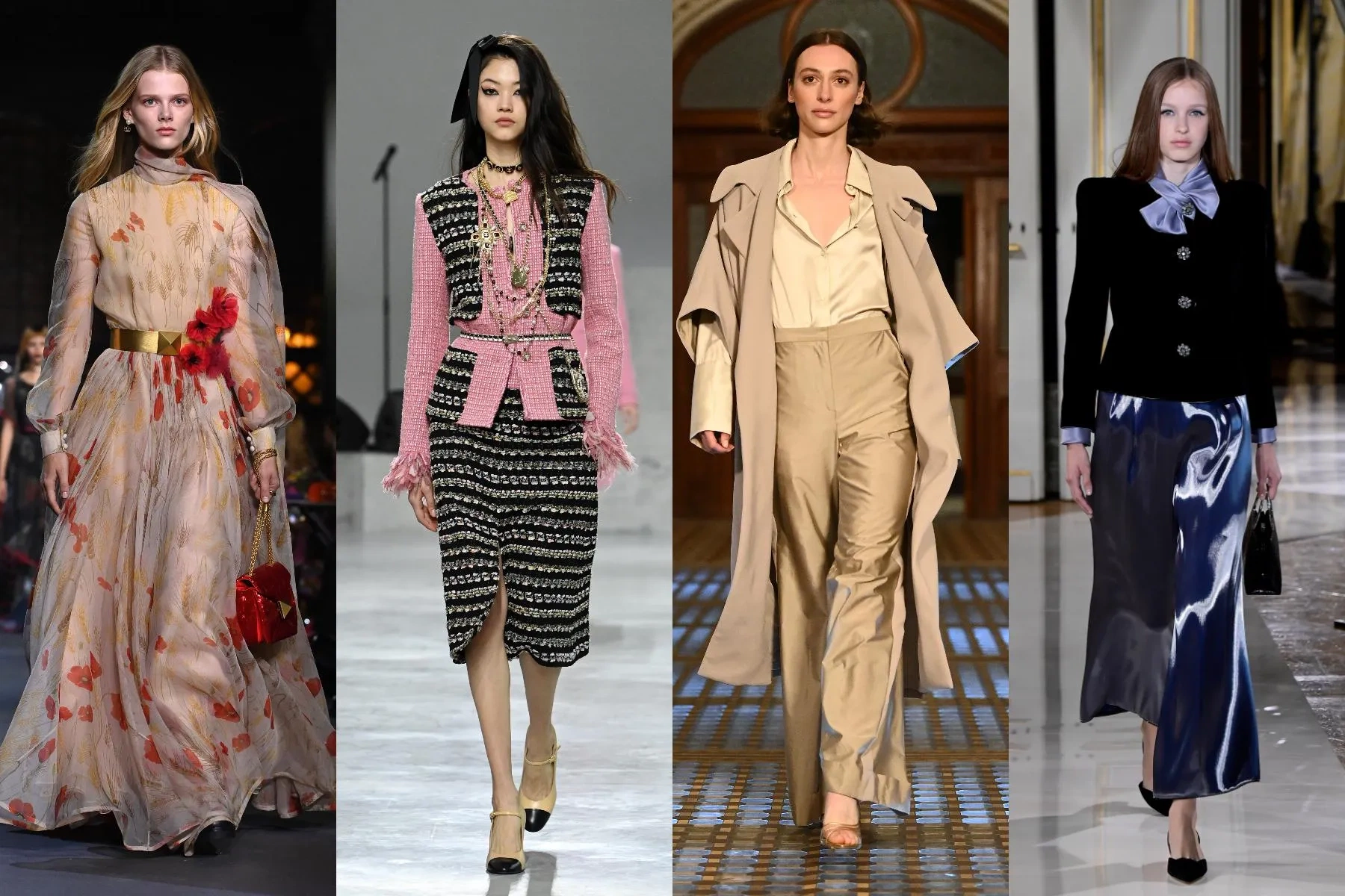 喷水时尚潮流服装模特展示直播